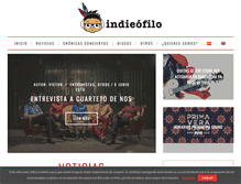 Tablet Screenshot of indieofilo.com